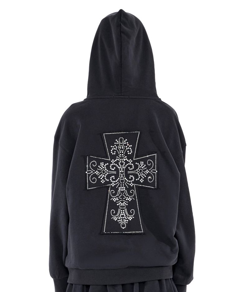 Nostalgia Hoodie Zip-Up (Black)