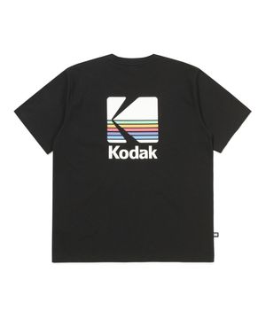 레인보우 소로나 반팔 티셔츠 BLACK