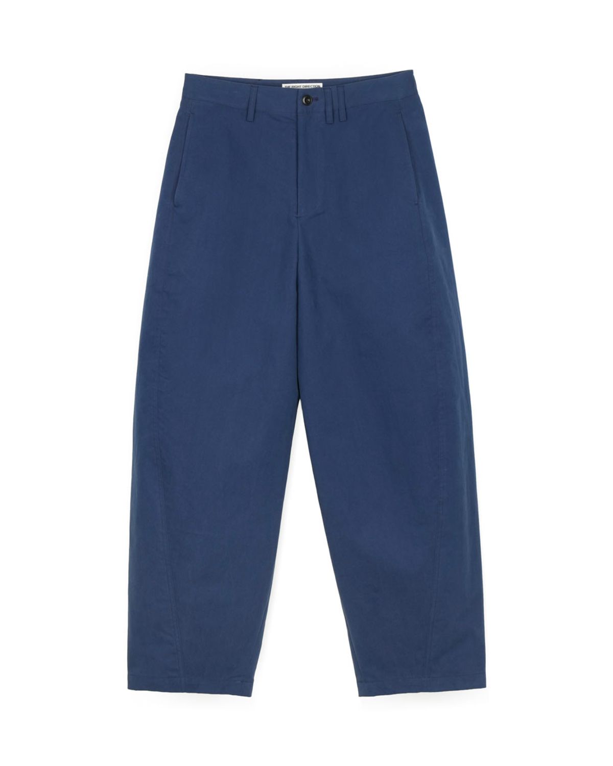 구보(GUVO) Curved chino pants, navy
