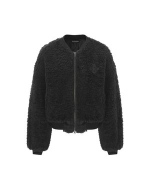 레더 패치 퍼 마원 블랙