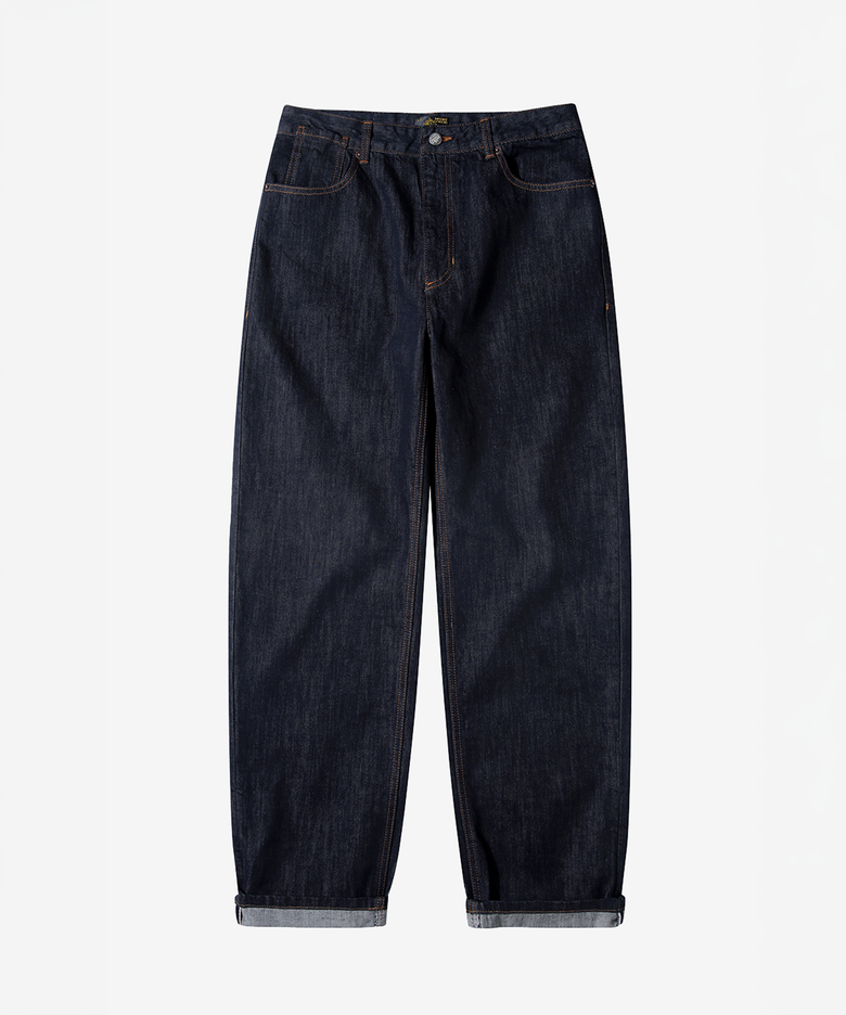Roll-Up Denim Pants_Blue