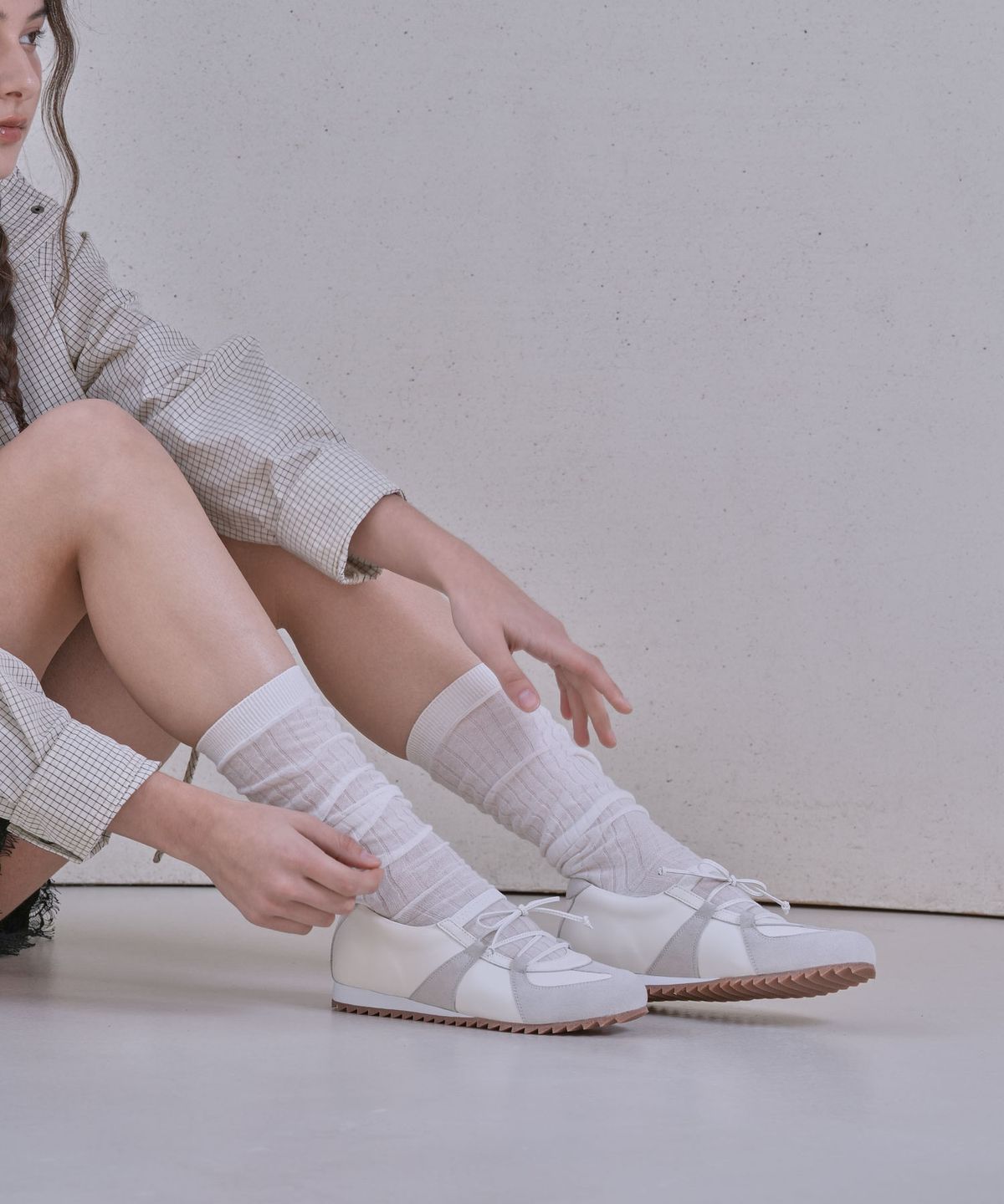 앤버터럼(ANDBUTTERUM) Nova_Sneakers_Ivory(BF5AMK58IV)