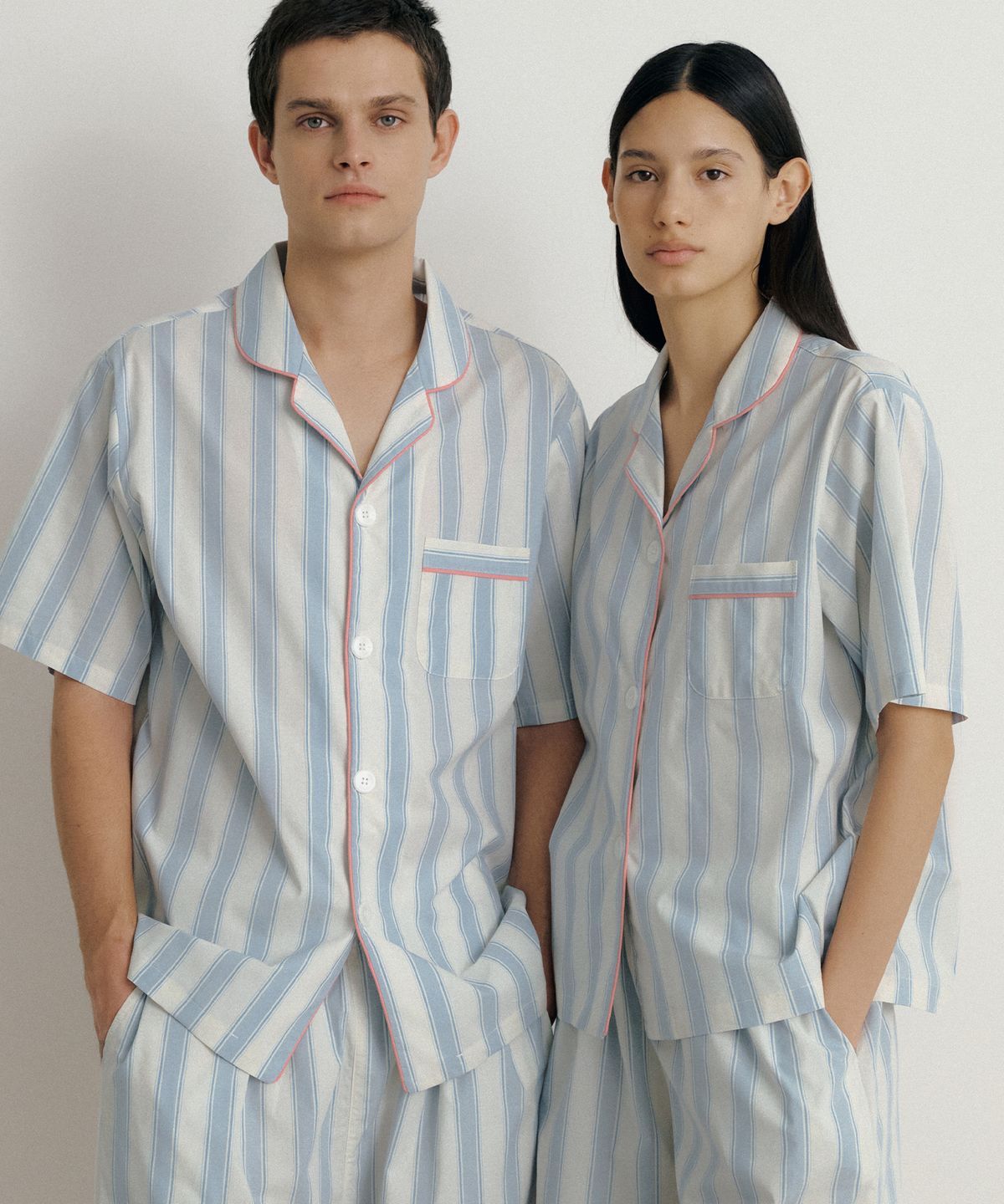 조스라운지(JO'S LOUNGE) (couple) Mist Short Pajama Set