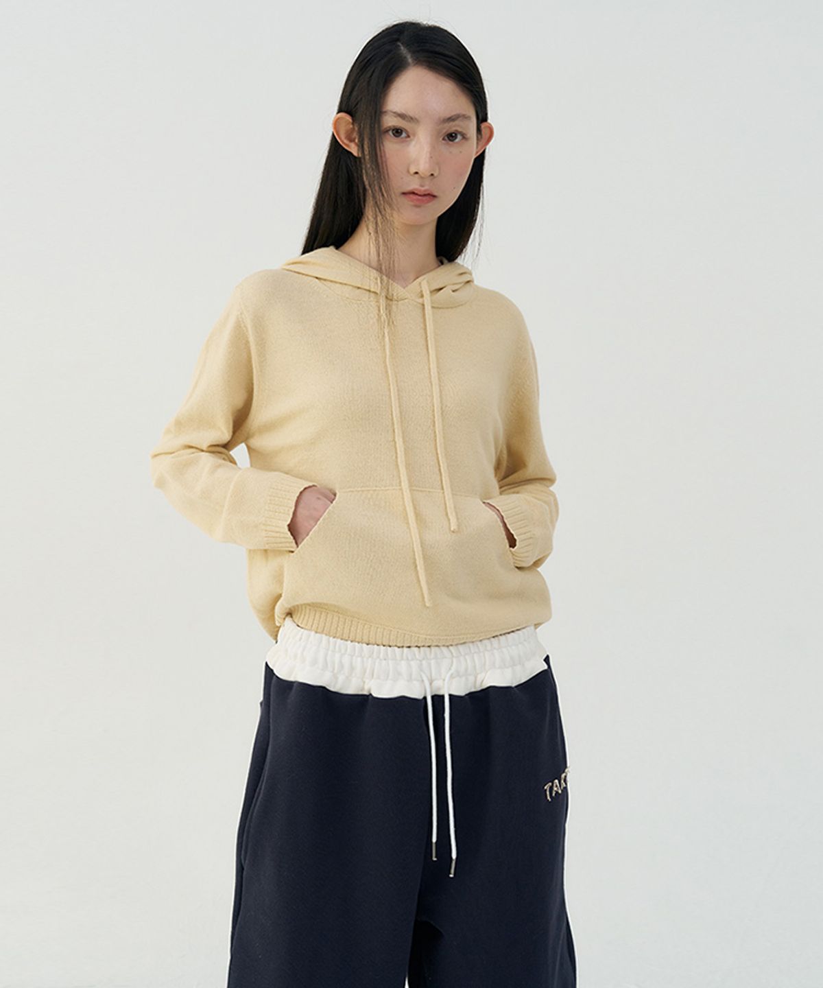 타버트(TARVERT) Yoko Hoodie Knit - Light Yellow