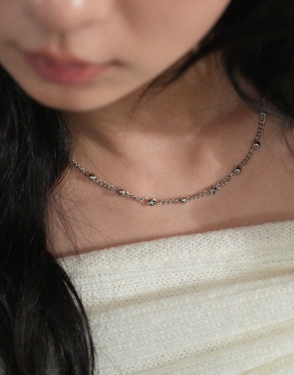 보호 리베리튜드(BOHO LIBERTUDE) 아무르 루프 네크리스 (2way)