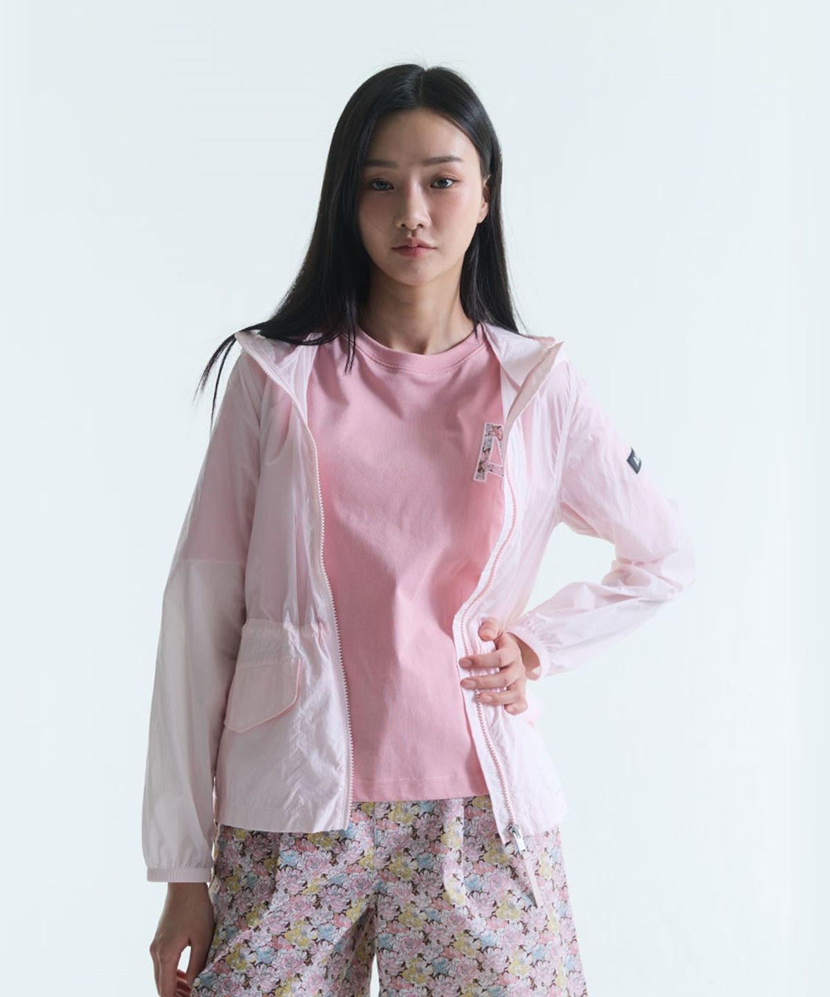 에이글(Aigle) 엑스트라 라이트 후디 숏 재킷 AAS26WOUT022PRIM