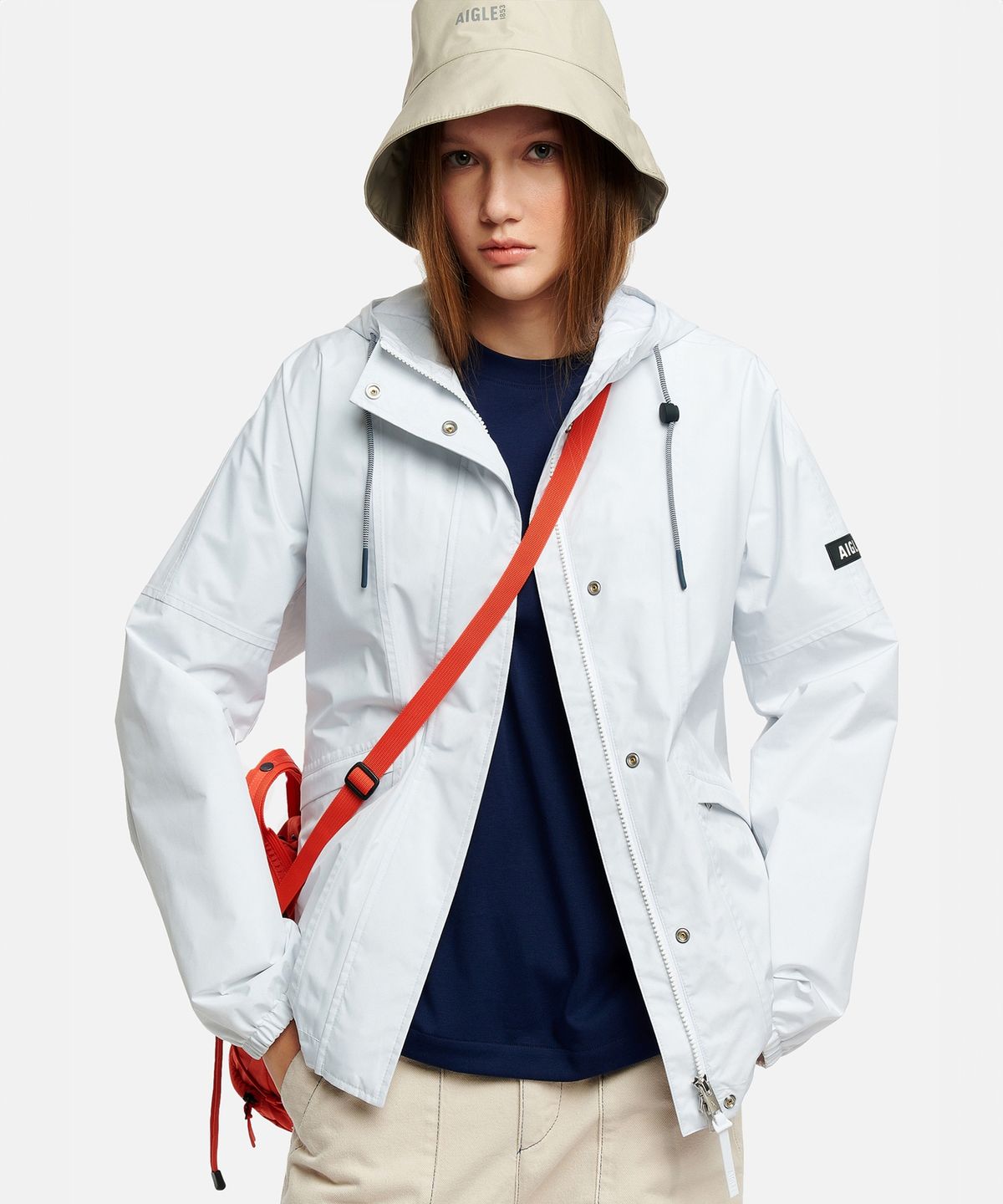 에이글(Aigle) GTX 2레이어 후디 자켓 AAS26WOUT005BLA