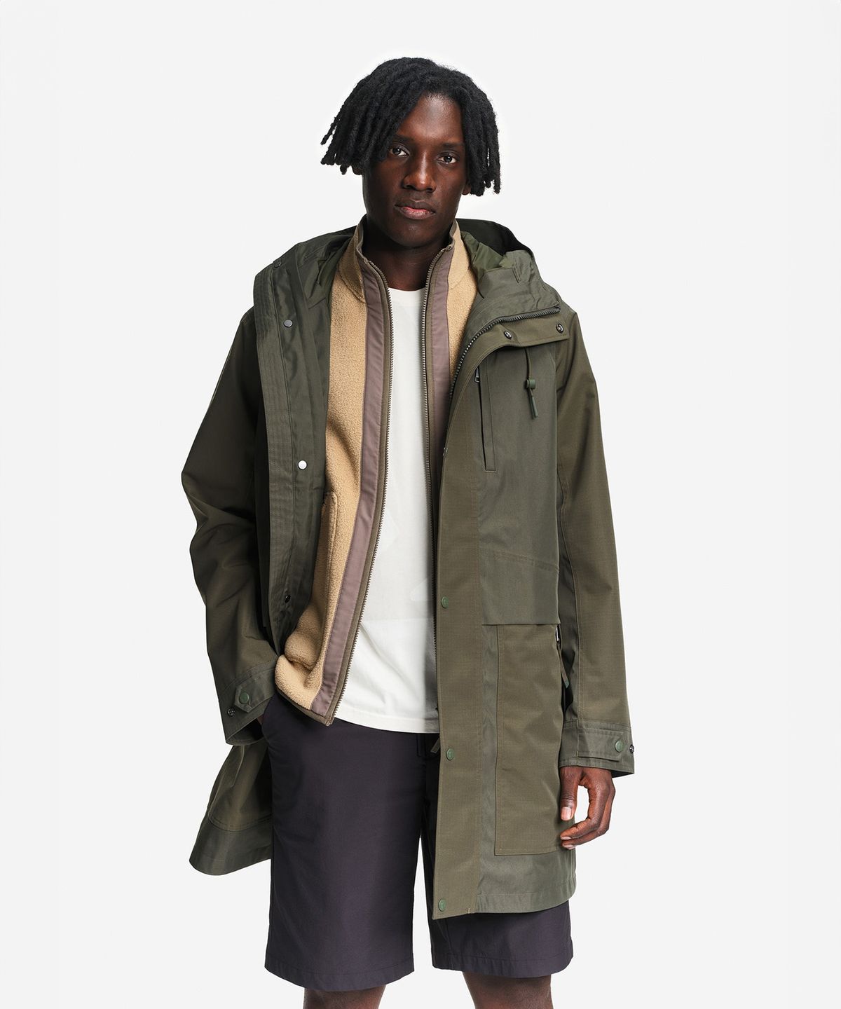 에이글(Aigle) T-KIT 롱 피쉬테일 MTD 파카 AIS26MOUT007AVO