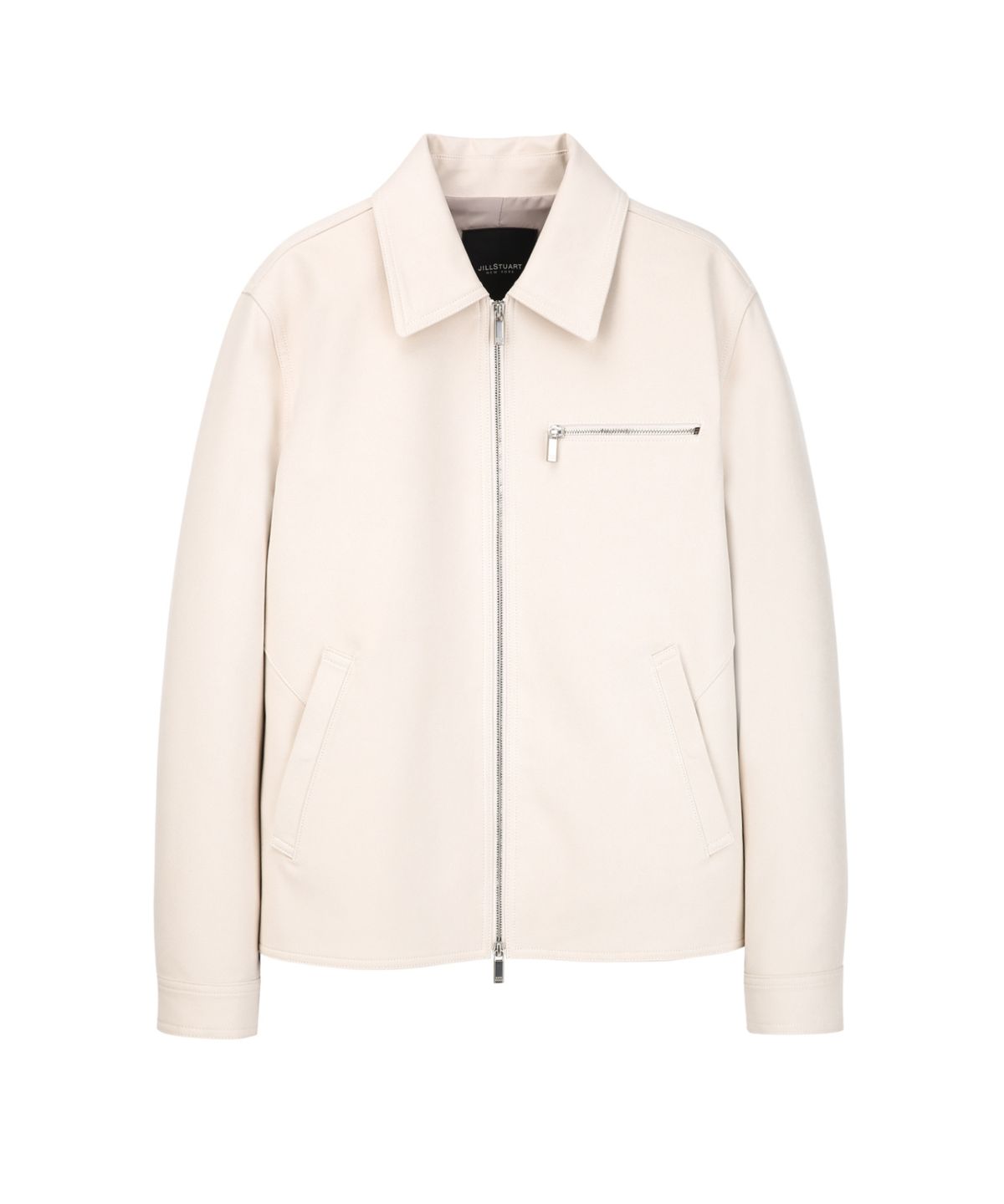 질스튜어트뉴욕 맨(JILLSTUART NEWYORK MEN) 스웨이드 터치 트러커 점퍼 - 아이보리(JNJU6A104IV)