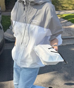 Homie Hoodie Windbreaker - Grey