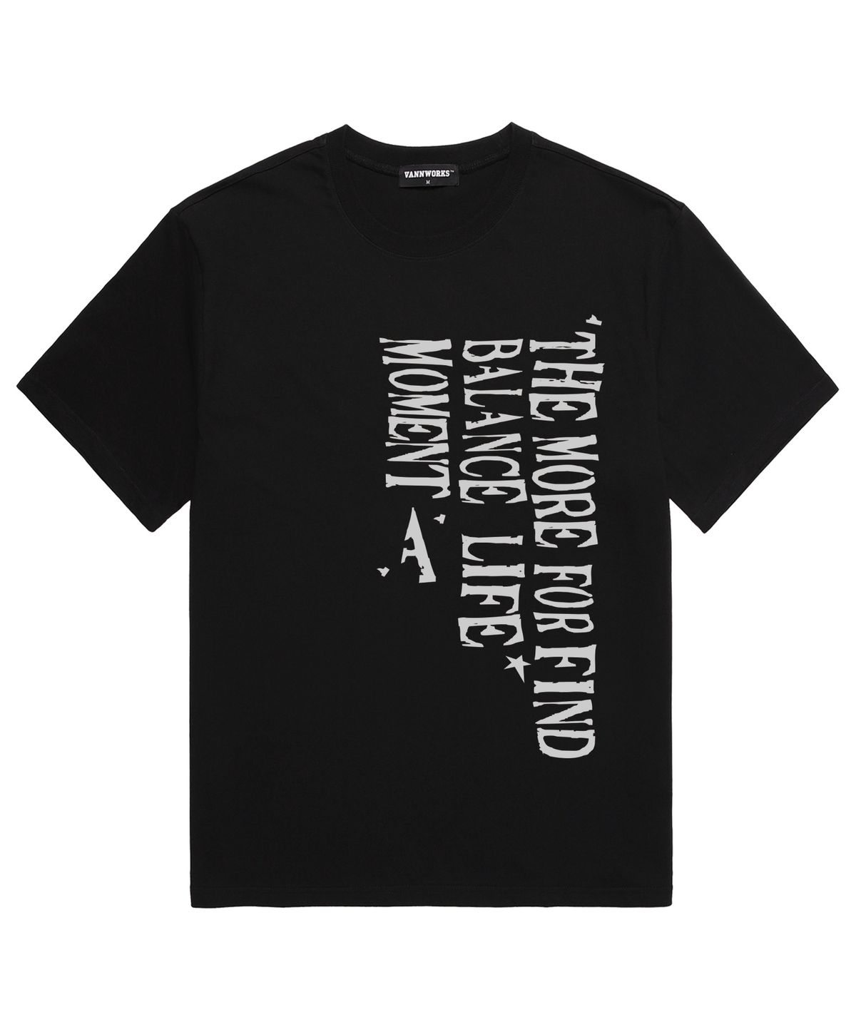 밴웍스(VANNWORKS) URBAN BALANCE 반팔 티셔츠 (VS0132) 블랙