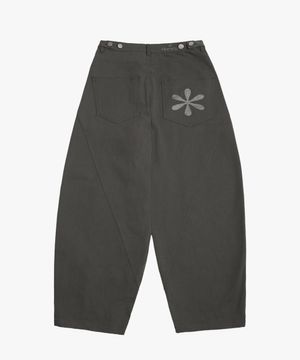 커브드 벌룬 코튼 팬츠_Charcoal : RADIANT175
