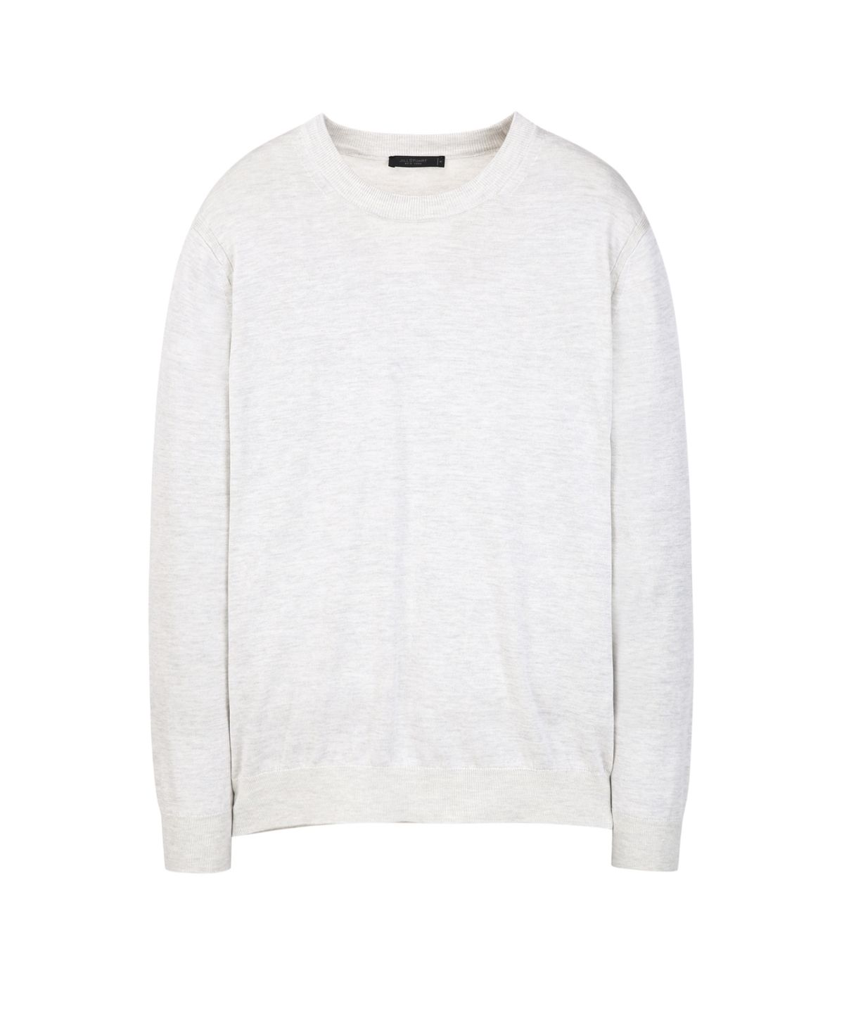 질스튜어트뉴욕 맨(JILLSTUART NEWYORK MEN) 실크 블렌드 크루넥 니트 - 라이트그레이(JNSW6A103G1)