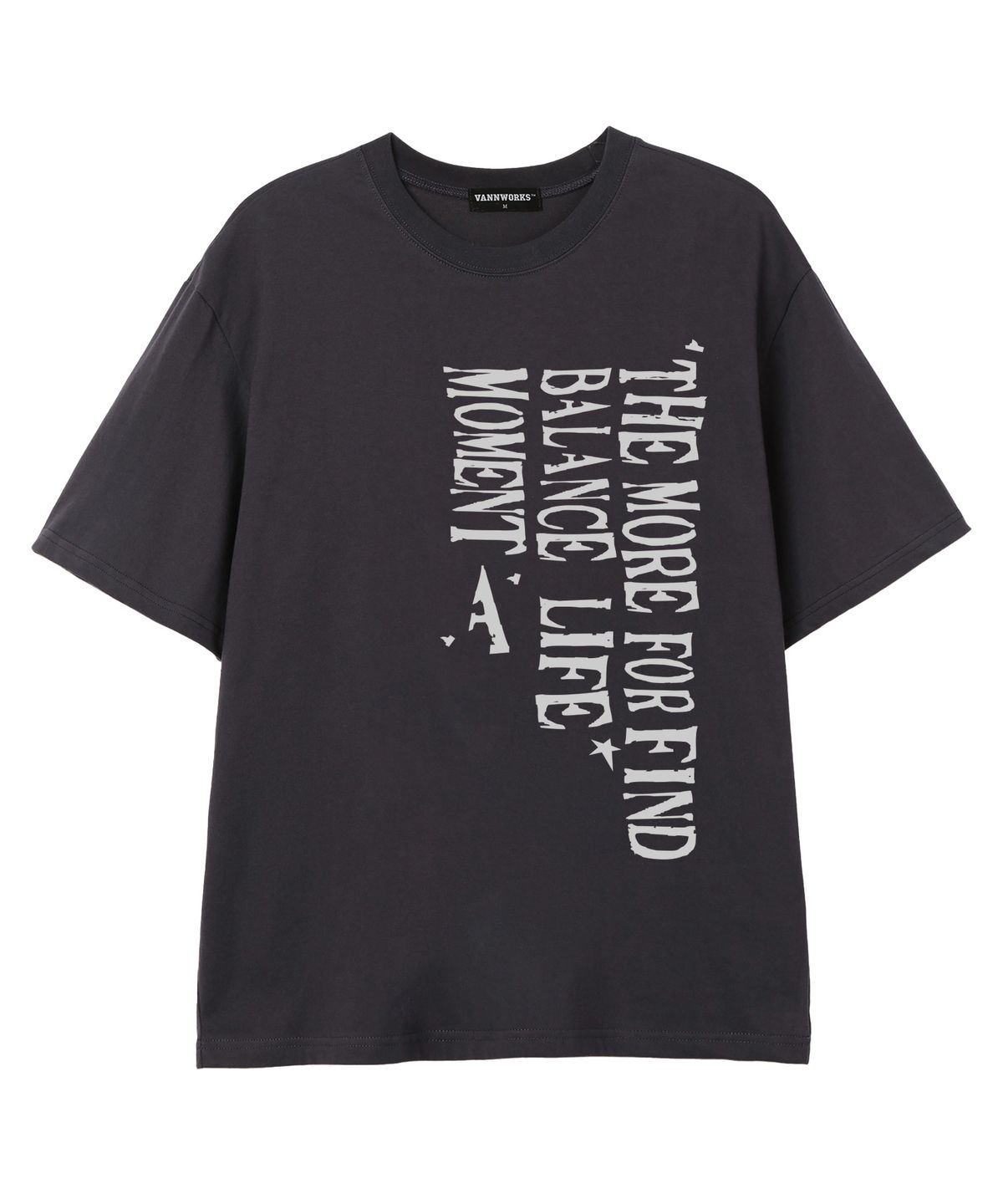 밴웍스(VANNWORKS) URBAN BALANCE 반팔 티셔츠 (VS0132) 차콜