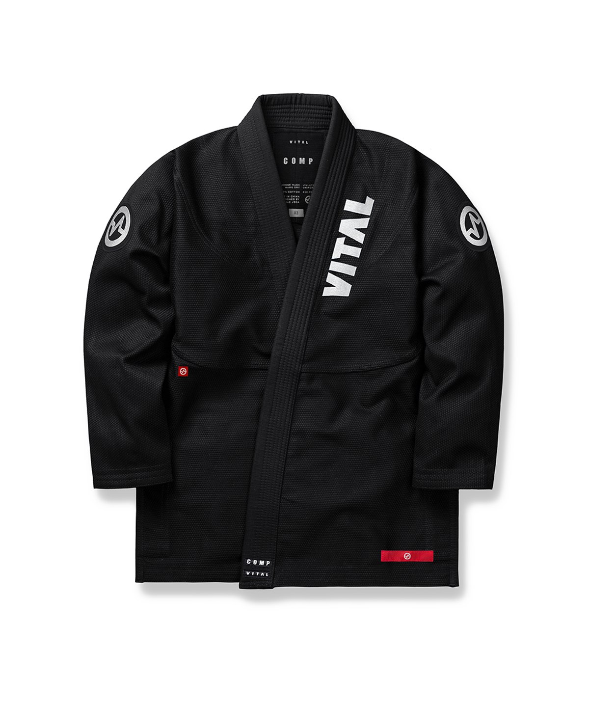 바이탈(VITALKIMONOS) 주짓수 도복 콤프 2.0 블랙