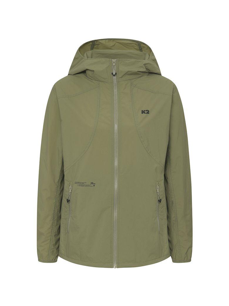 KTR 트라이스톤(TRISTONE) 바람막이 자켓 W_Light Khaki