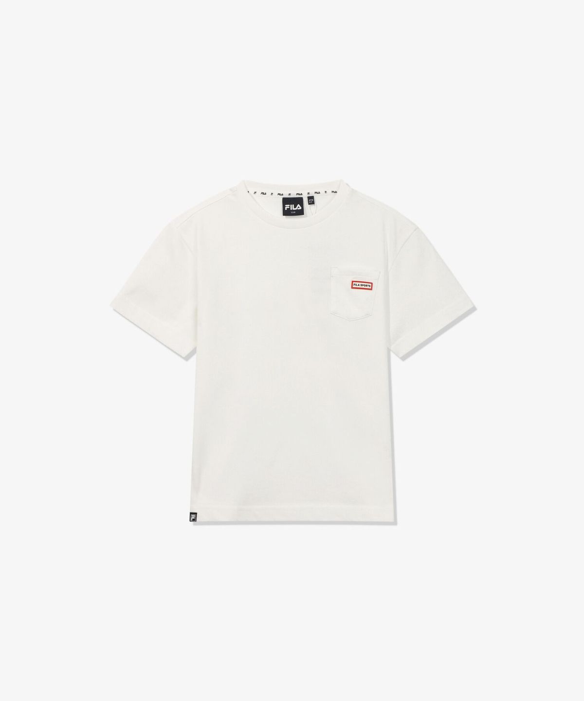 휠라 키즈(FILA KIDS) 에센셜 포켓 와펜 티셔츠
