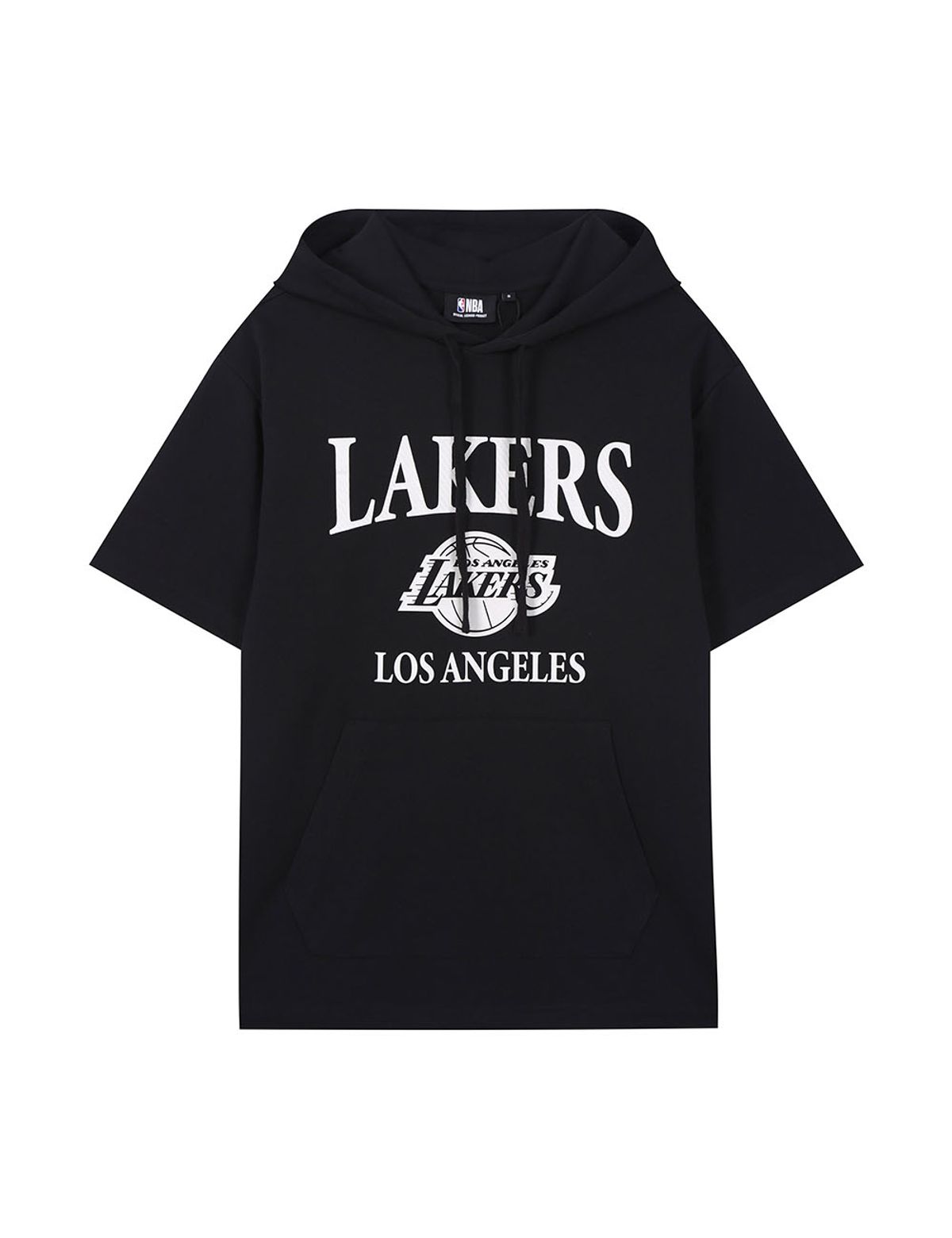엔비에이(NBA) 반팔 후드 티셔츠 블랙
