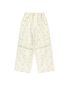 W FLORAL PARACHUTE WIDE PANTS (BEIGE)