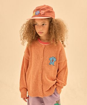 퍼피 쿨니트 가디건_샌드오렌지