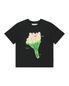 FLOWER GRAPHIC T-SHIRTS (BLACK)