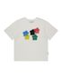 FIVE FLOWER BLUR T-SHIRTS (WHITE)