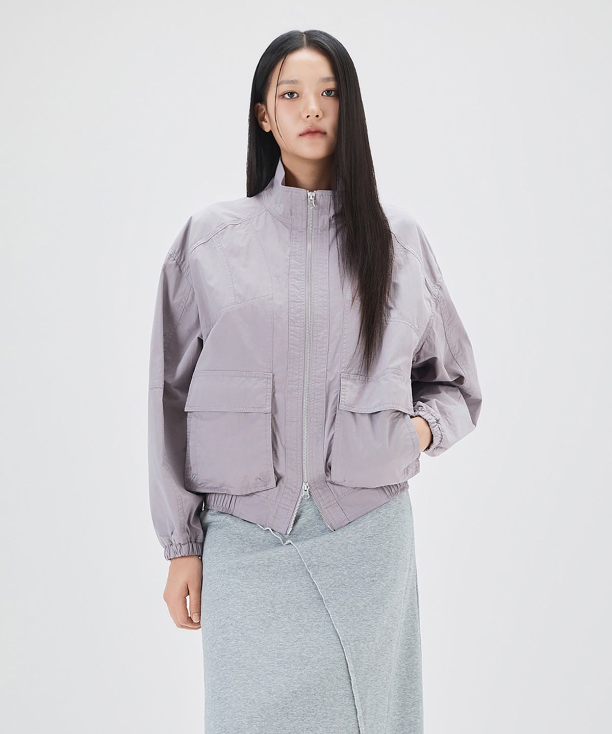 미쏘(MIXXO) 하이넥 유틸 점퍼_MIWJJG427C