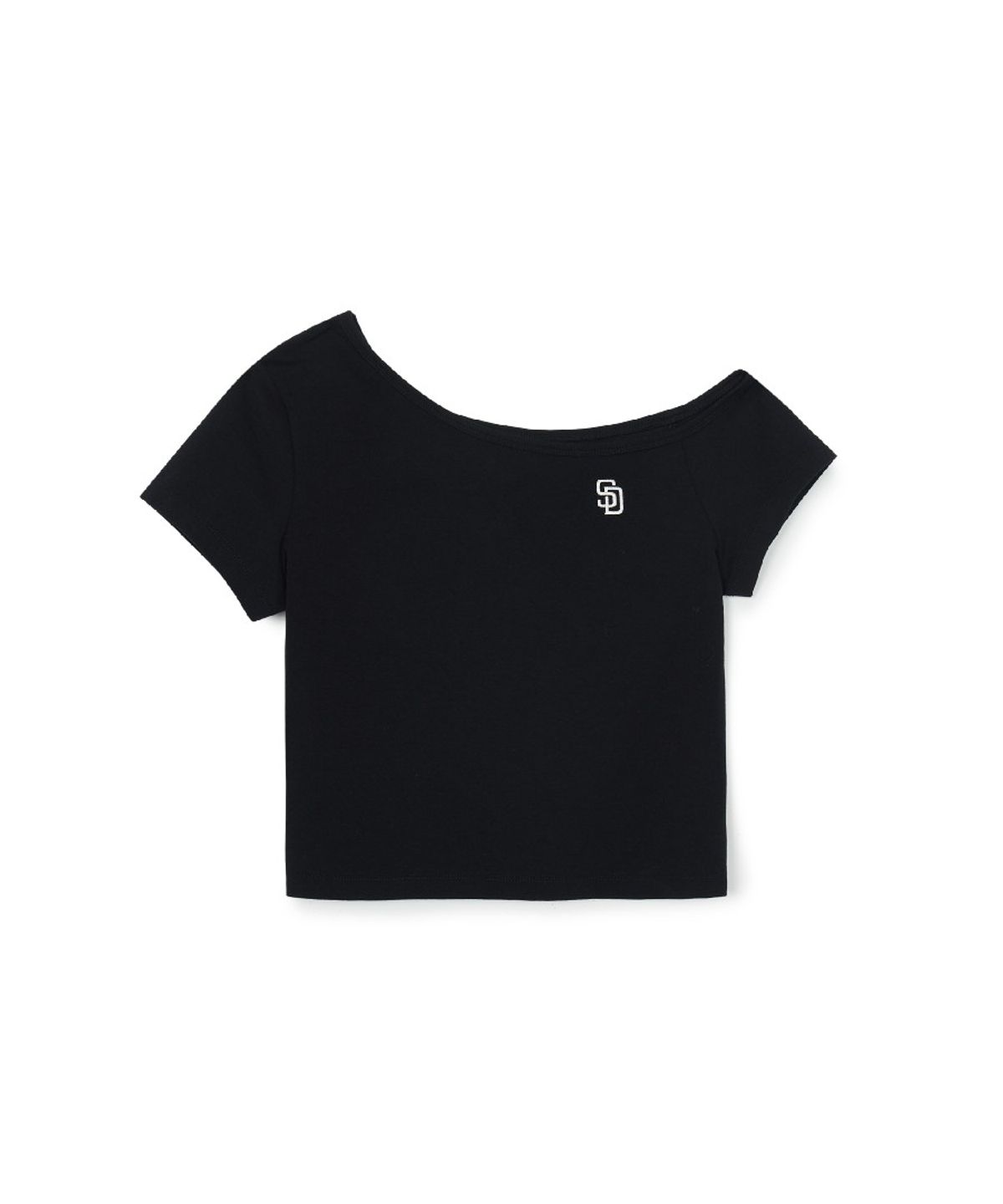 엠엘비(MLB) 여성 베이직 오프숄더 반팔 티셔츠 SD (Black)