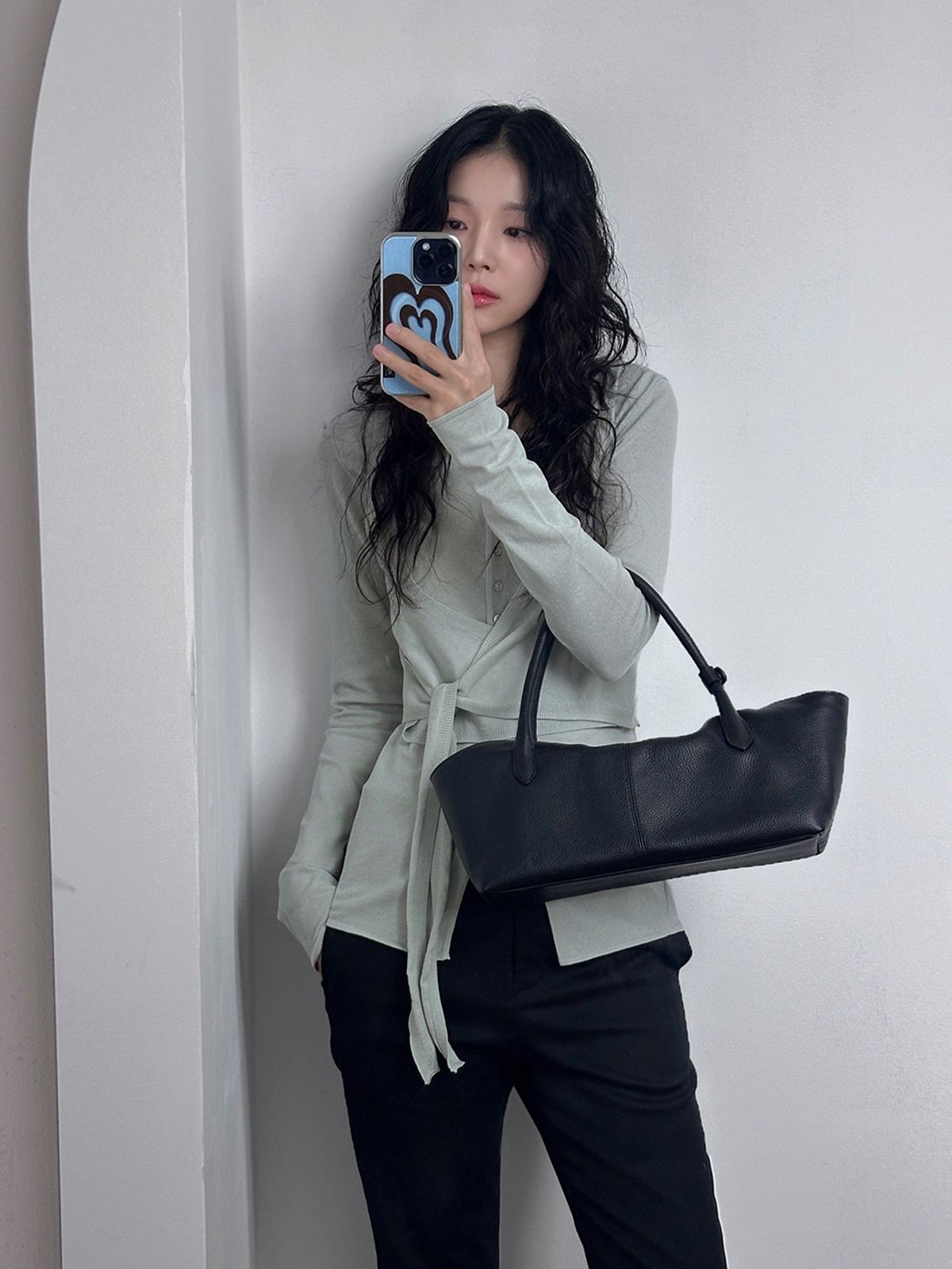 티메이커(TMAKER) 뷔스티에 랩 가디건 LGN