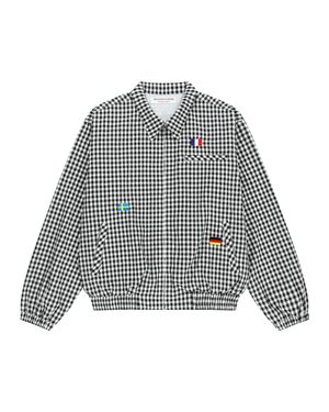 HERITAGE FLAG CHECK JACKET (BLACK)