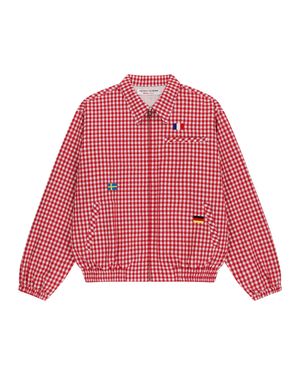 HERITAGE FLAG CHECK JACKET (RED)