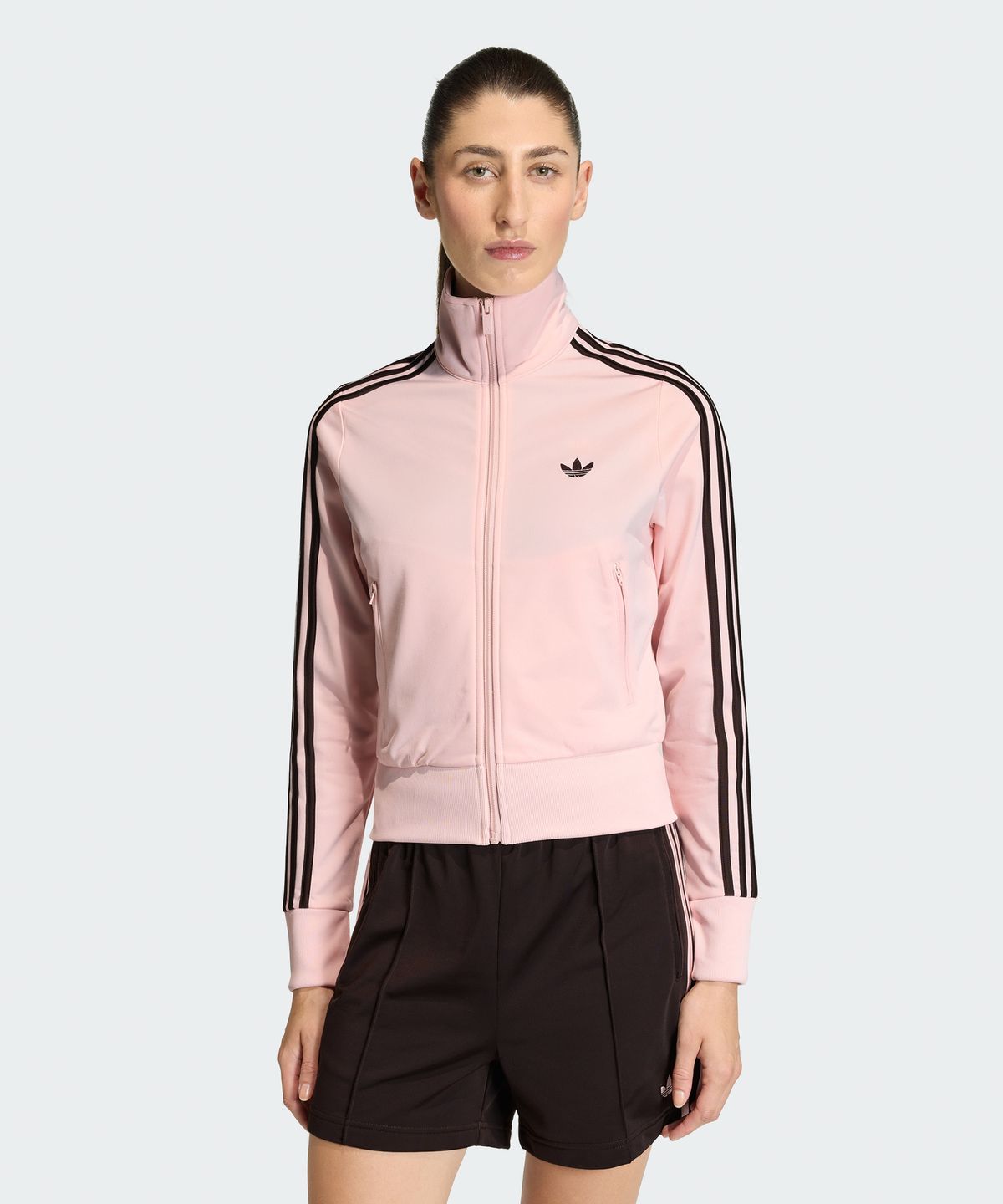아디다스(ADIDAS) 파이어버드 클래식 트랙탑 - 샌디핑크:아우라커피 / KC6573