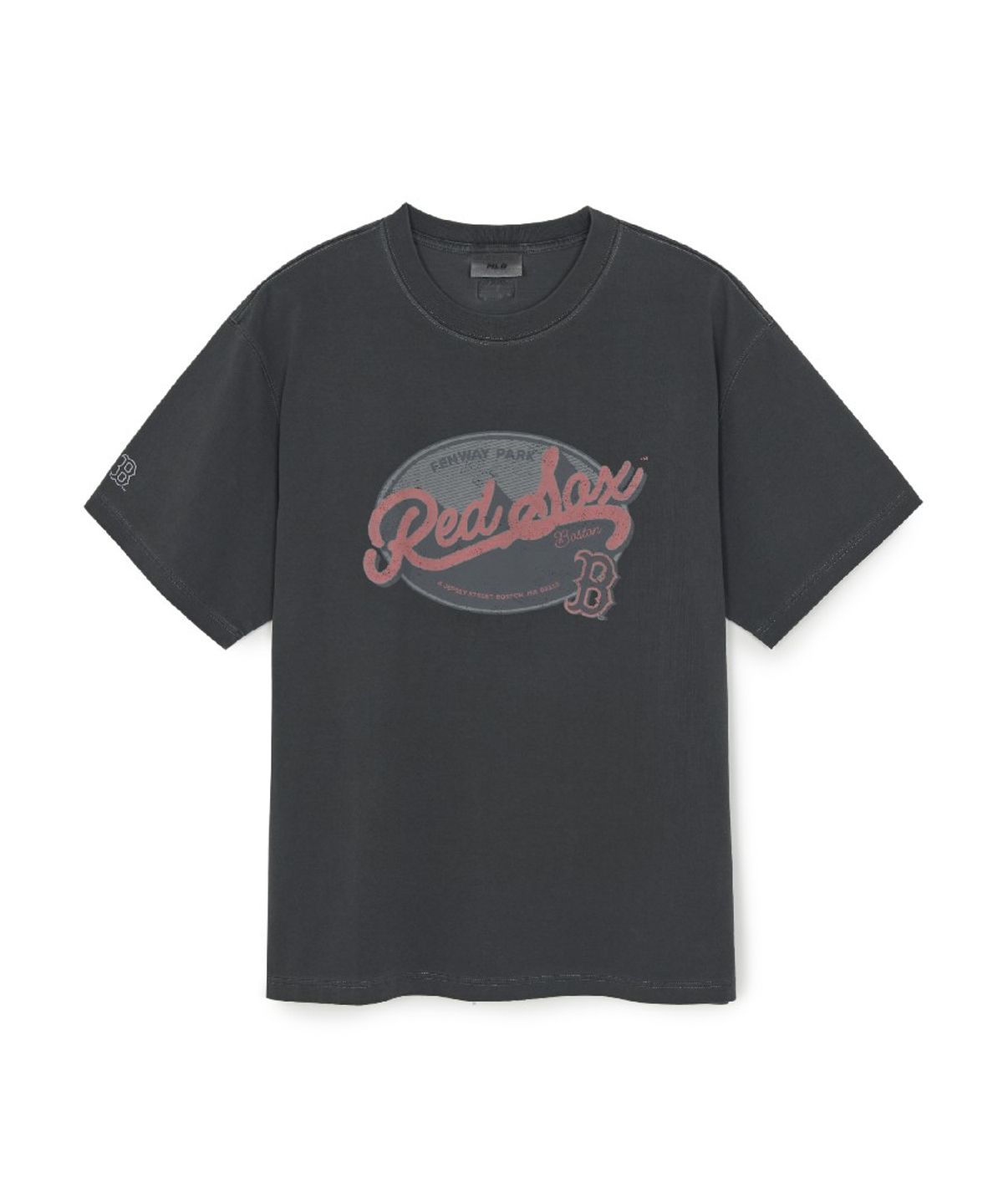 엠엘비(MLB) 빈티지 워싱 그래픽 반팔 티셔츠 BOS (D.Charcoal Grey)