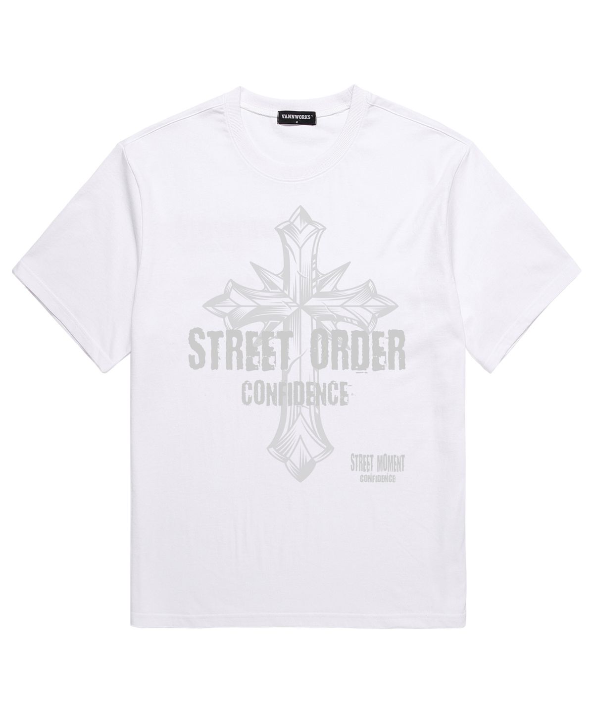 밴웍스(VANNWORKS) STREET ORDER 반팔 티셔츠 (VS0133) 화이트