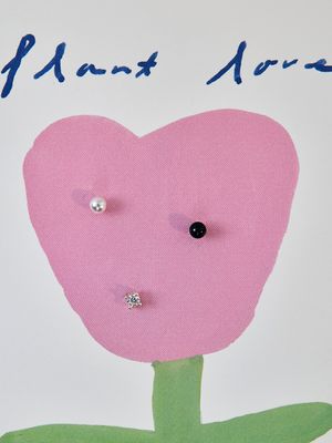 [sv925] cosmic trio stud 3set earring