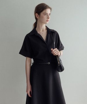 esy Linen kara one-piece (블랙)