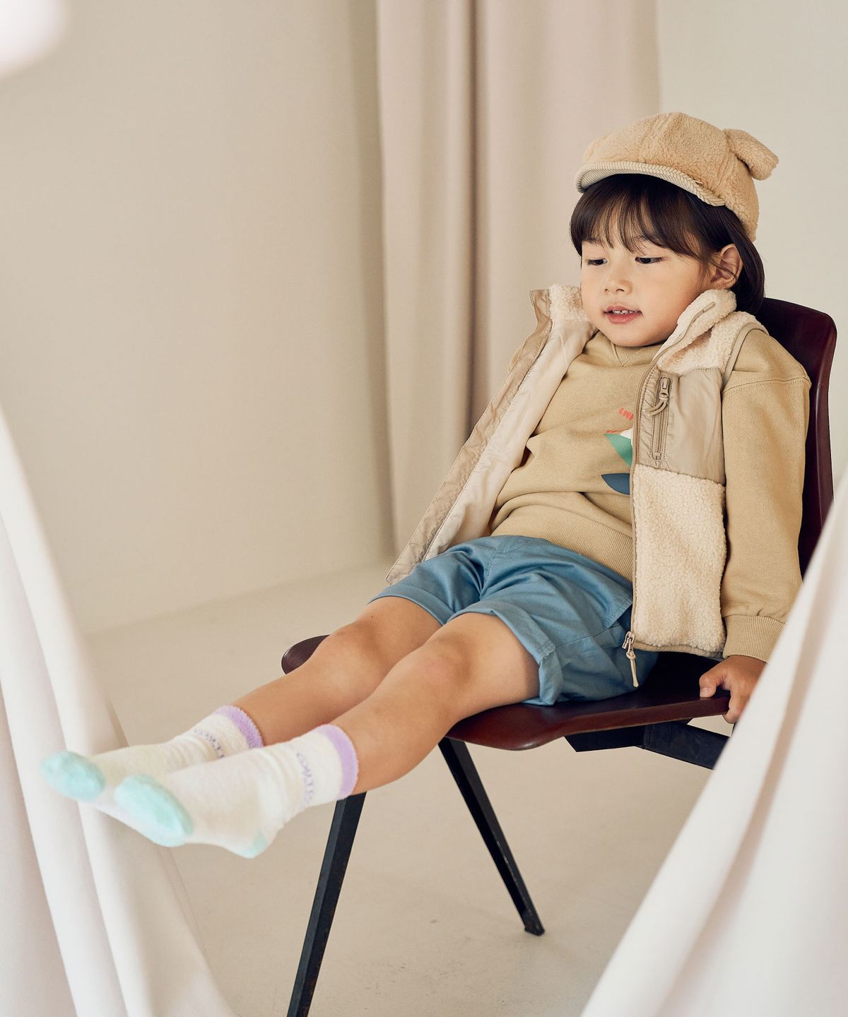 아웃도어 프로덕츠 키즈(OUTDOOR PRODUCTS KIDS) 소프트 웜 중목 양말 3족