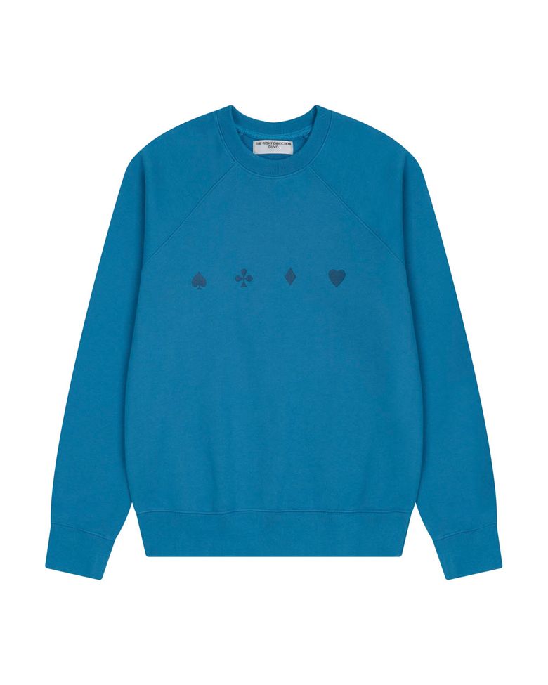 Trump raglan sweatshirt, navy