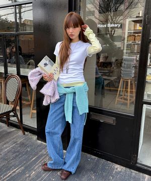 [소라 PICK] ESSENTIEL SLIM SPAN HALF SLEEVE T-SHIRT (WHITE)