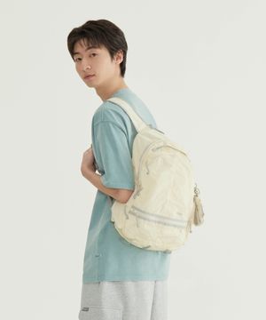 라이트 나일론 백팩 아이보리