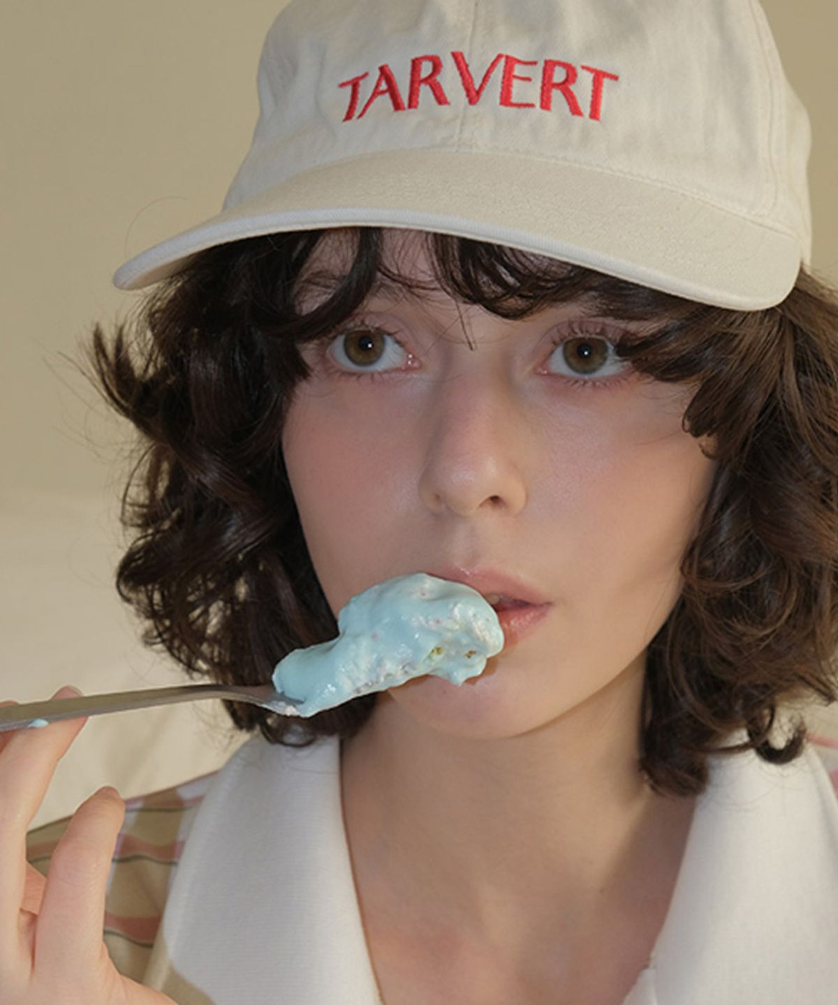 타버트(TARVERT) Signature Ball Cap - Ivory