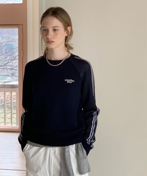 Rokie Small Logo Knit - Navy