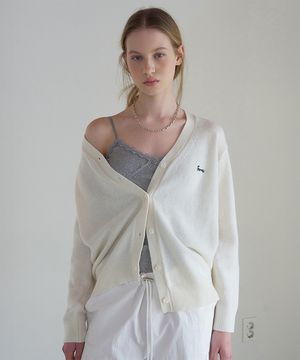 Rudy V-Neck Cardigan - Ivory