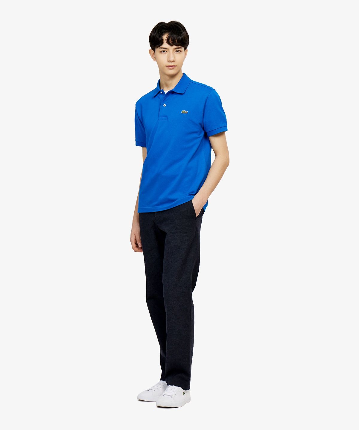 라코스테(LACOSTE) 남성 도비 조직 치노 HH650E-56G HDE