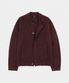 히든 클래식 울 라운드 니트 가디건 버건디