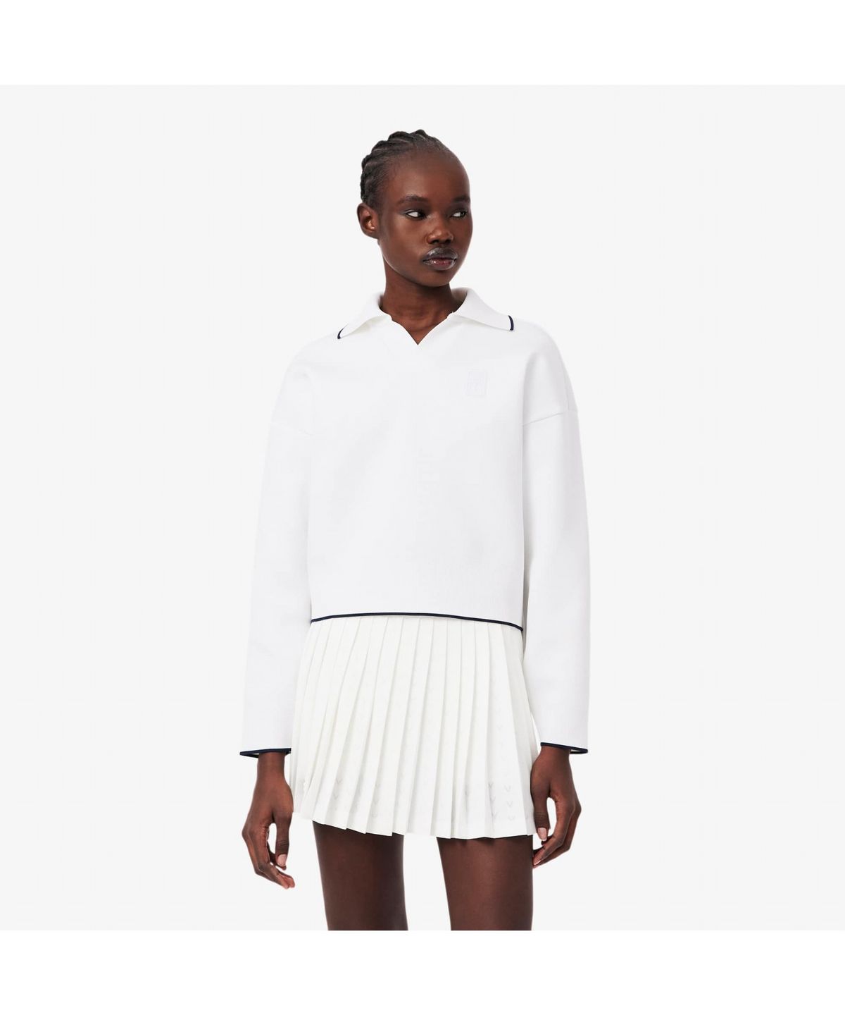 라코스테(LACOSTE) 여성 테니스 헤리티지 스웻셔츠 SF0224-56G 001