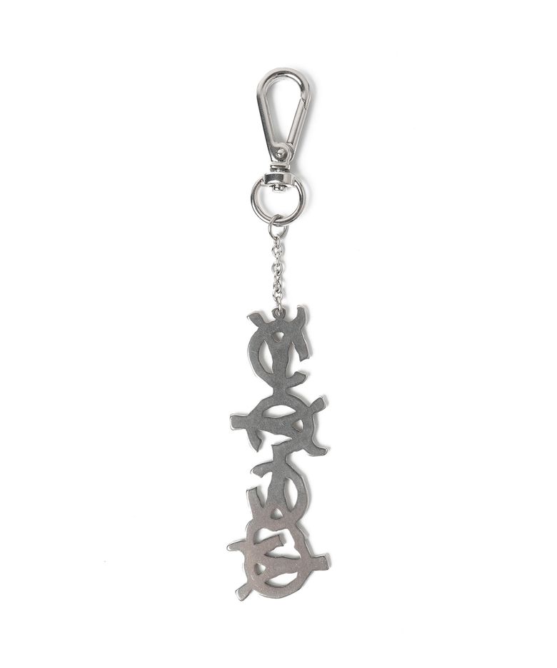 MORPHED TAG KEYCHAIN - SILVER