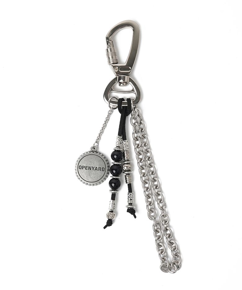 BOTTLECHARM LAYERED KEYCHAIN - SILVER