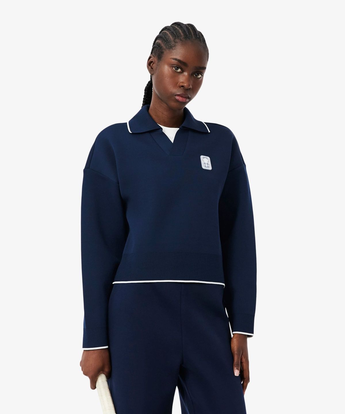 라코스테(LACOSTE) 여성 테니스 헤리티지 스웻셔츠 SF0224-56G 166