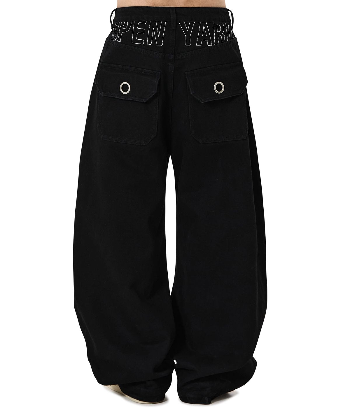 오픈야드(오와이)(OPENYARD(OY)) TUCK WIDE VOLUME PANTS - BLACK